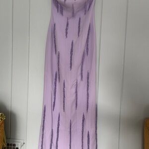 Chic Purple Maxi Dress